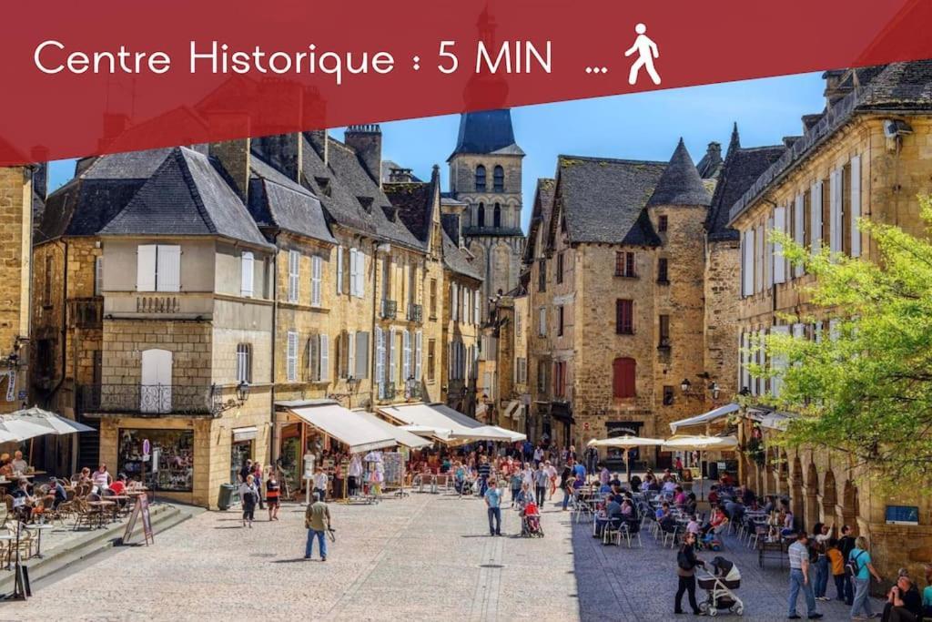 Le Spicy 2 Minutes Centre Historique Parking Apartment Sarlat-la-Caneda Exterior photo